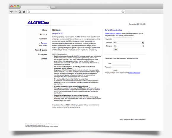 Web - Web Design - ALATEC, Inc. - Website 3