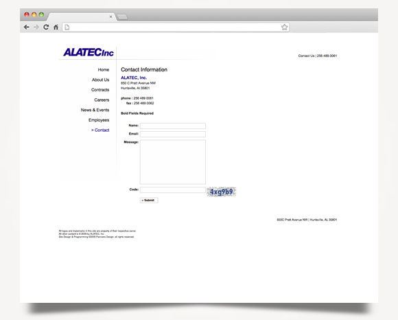 Web - Web Design - ALATEC, Inc. - Website 4
