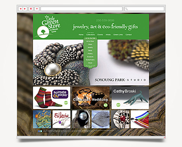 Web - Web Design - The Little Green Store - Website 3
