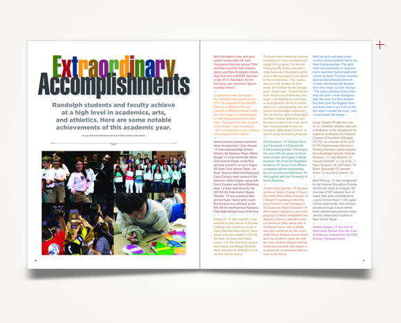 Print - Randolph School - Randolph School Annual Report 2015