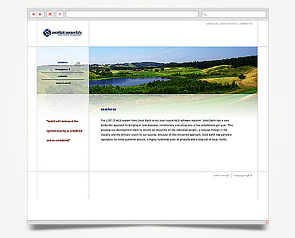 Web - Web Design - Solid Earth - Website 2
