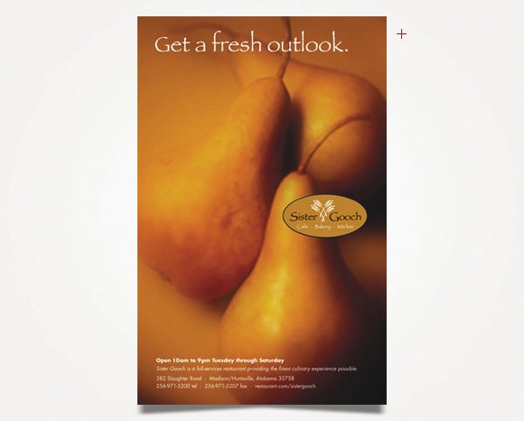 Print - Sister Gooch - Full-Page, Pear Advertisement