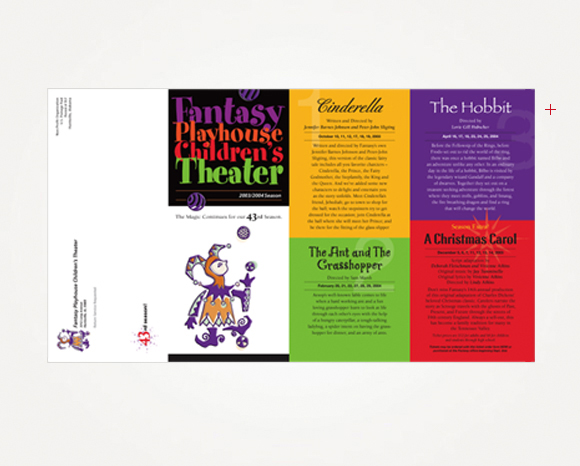 Print - Fantasy Playhouse - 2003/2004 Season Brochure